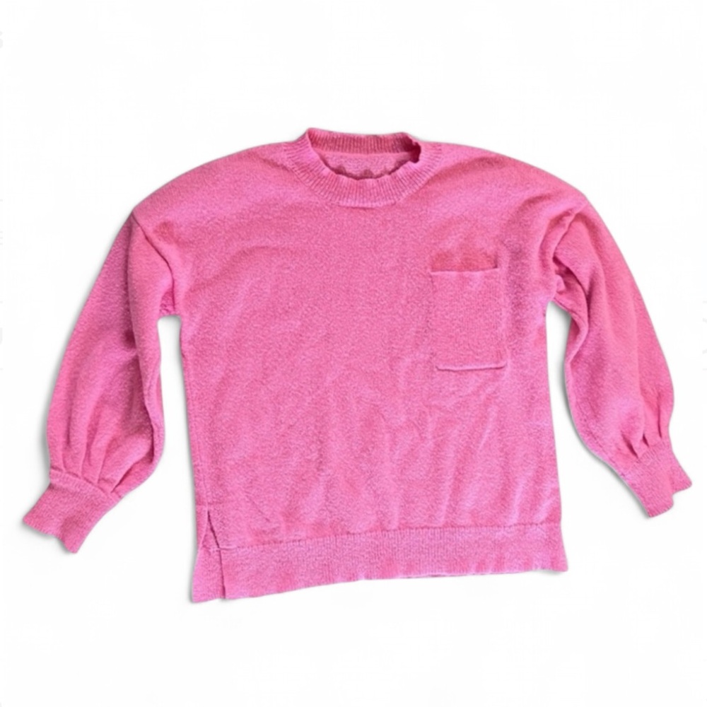 Pink Women's Sweater w/ Front Pocket Size XL